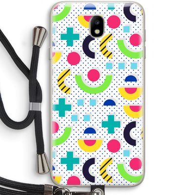 8-bit N°1: Samsung Galaxy J7 (2017) Transparant Hoesje met koord