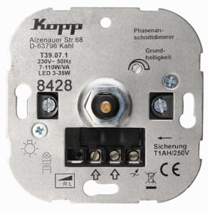 Kopp 842800008 Dimmer Inzetstuk 1 stuks HK05, HK 07 Aluminium