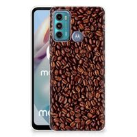 Motorola Moto G60 Siliconen Case Koffiebonen - thumbnail