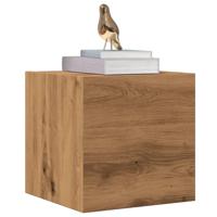 Tv-wandmeubelen 2 st 30,5x30x30 cm artisanaal eikenkleurig