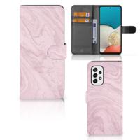 Samsung Galaxy A53 | Bookcase | Marble Pink - Origineel Cadeau Vriendin