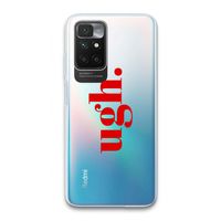 Ugh: Xiaomi Redmi 10 Transparant Hoesje