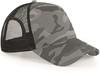 Beechfield CB694 Camo Snapback Trucker - Arctic Camo/Black - One Size