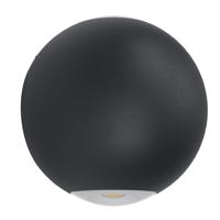 Eglo Strakke wandlampAbugo zwart - 75547