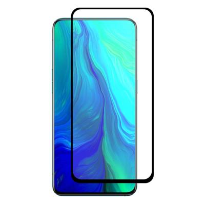 ENKAY Hat-Prins volledige lijm 0.26 mm 9H 2.5 D gehard glas volledige dekking film voor OPPO Reno
