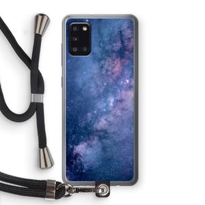 Nebula: Samsung Galaxy A31 Transparant Hoesje met koord
