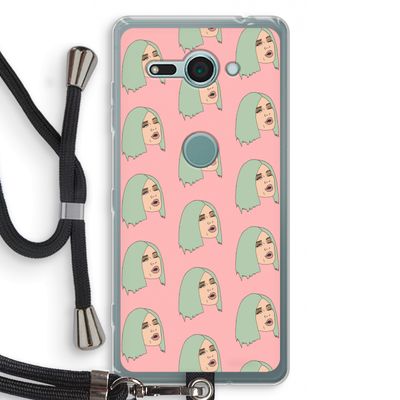 King Kylie: Sony Xperia XZ2 Compact Transparant Hoesje met koord