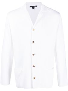 Lardini chemise à col italien - Blanc