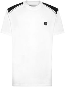 Philipp Plein t-shirt en coton à logo Gothic Plein - Blanc