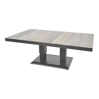 Loungetafel verstelbaar Prato Negro 140x85cm
