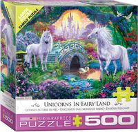 Unicorns in Fairy Land Puzzel 500XL Stukjes