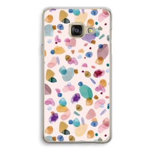 Terrazzo Memphis Pink: Samsung A3 (2017) Transparant Hoesje
