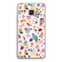 Terrazzo Memphis Pink: Samsung A3 (2017) Transparant Hoesje