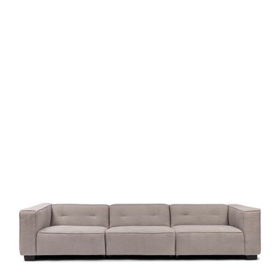 Rivièra Maison Bank 'Hampton Heights' XL, Celtic Weave, kleur Pebbles Stone Rivièra Maison Bank 'Hampton Heights' XL, Celtic Weave, kleur Pebbles Stone