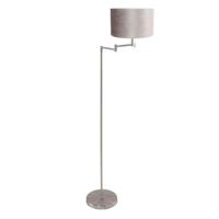 Steinhauer VloerlampBella metaal met zilvere kap - 3876ST