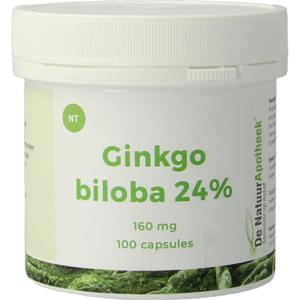 Natuurapotheek Ginkgo biloba 24% 160mg