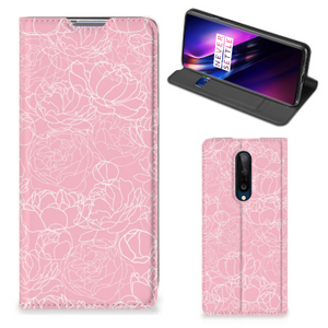 OnePlus 8 Smart Cover White Flowers