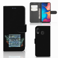 Samsung Galaxy A30 Leuk Hoesje Boho Beach - thumbnail