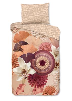 HIP Dekbedovertrek "" - Zand - (140x200 cm) - Katoen Satijn