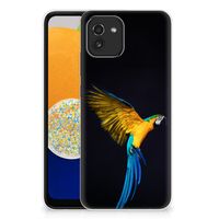 Samsung Galaxy A03 TPU Hoesje Papegaai