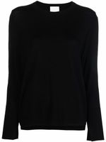 Allude pull léger en laine vierge - Noir