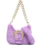 Versace Jeans Couture sac porté épaule en cuir artificiel à boucle baroque - Violet