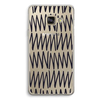 Marrakech Zigzag: Samsung A3 (2017) Transparant Hoesje