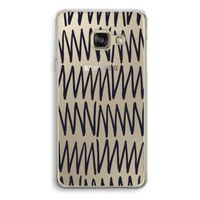 Marrakech Zigzag: Samsung A3 (2017) Transparant Hoesje