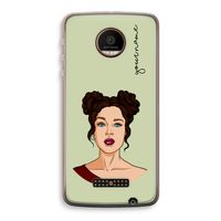 Pop-Art Creator: Motorola Moto Z Force Transparant Hoesje