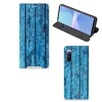 Sony Xperia 10 III Book | Wallet Case | Wood Blue