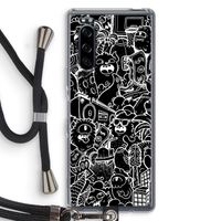 Vexx Black City : Sony Xperia 5 Transparant Hoesje met koord