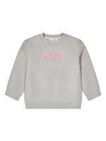 PUCCI Junior sweat en coton à logo imprimé - Gris