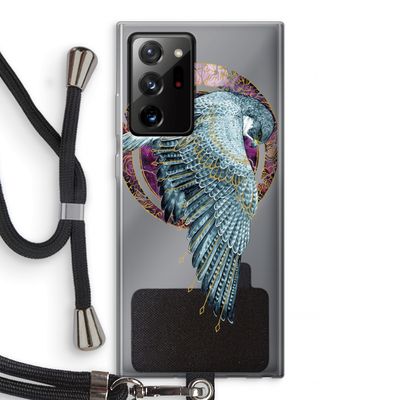 Golden Falcon: Samsung Galaxy Note 20 Ultra / Note 20 Ultra 5G Transparant Hoesje met koord