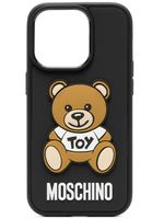 Moschino coque d'iPhone 14 Pro à motif Teddy Bear - Noir