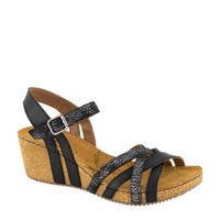 5th Avenue leren sleehakken zwart - thumbnail