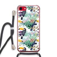 Tukans: iPhone SE 2020 Transparant Hoesje met koord