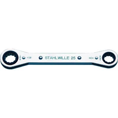 Stahlwille 25AN 5/8 X 11/16 RATSCHENRINGSCHLUESSEL 41563638 Dubbele ringsleutelratelset 5/8 - 11/16