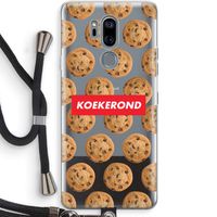 Koekerond: LG G7 Thinq Transparant Hoesje met koord