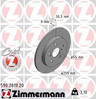 Remschijf Coat Z 590281920