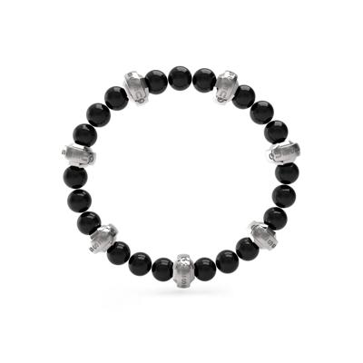 Guess JUMB04057JWSTBKT-U Zwart Heren armband