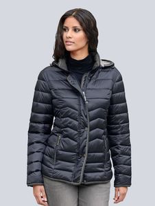Jas Alba Moda Donkerblauw::Grijs