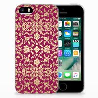 Siliconen Hoesje Apple iPhone SE | 5S Barok Pink