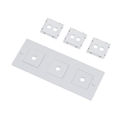 Buster and Punch - 3G WALL PLATE / WITH INFILLS / HORIZONTAAL