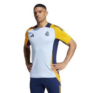 adidas Real Madrid Trainingsshirt 2024-2025 Lichtblauw Oranje Donkerblauw