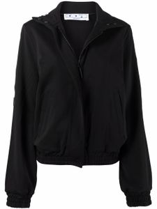 Off-White veste de sport à bande logo - Noir