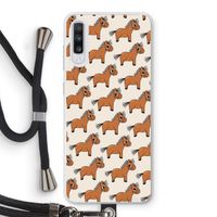 Pony: Samsung Galaxy A70 Transparant Hoesje met koord