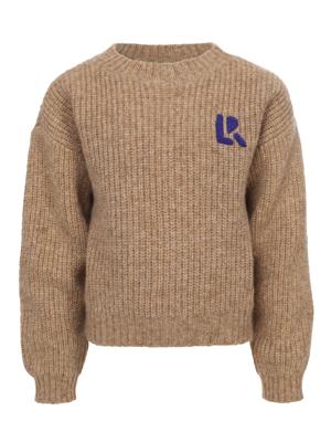 LOOXS 10sixteen winter trui meisjes - bruin - gebreid