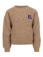 LOOXS 10sixteen winter trui meisjes - bruin - gebreid