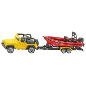 Siku Jeep met boot