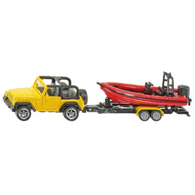 Siku Jeep met boot